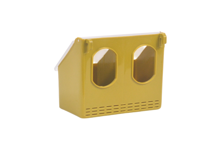 Comedero 2 departamentos plástico para palomos deportivos