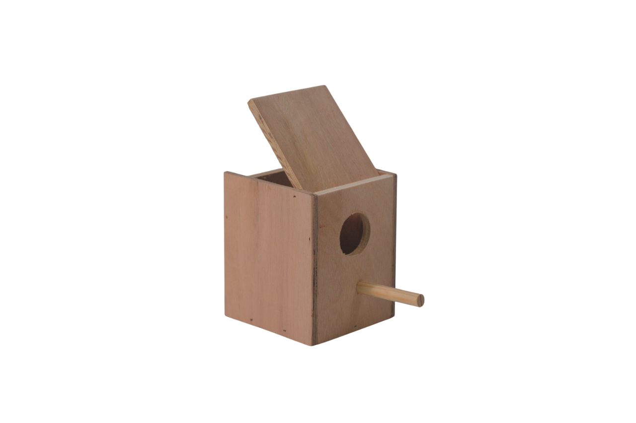 Nido de madera exóticos