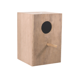 Nido de madera agapornis