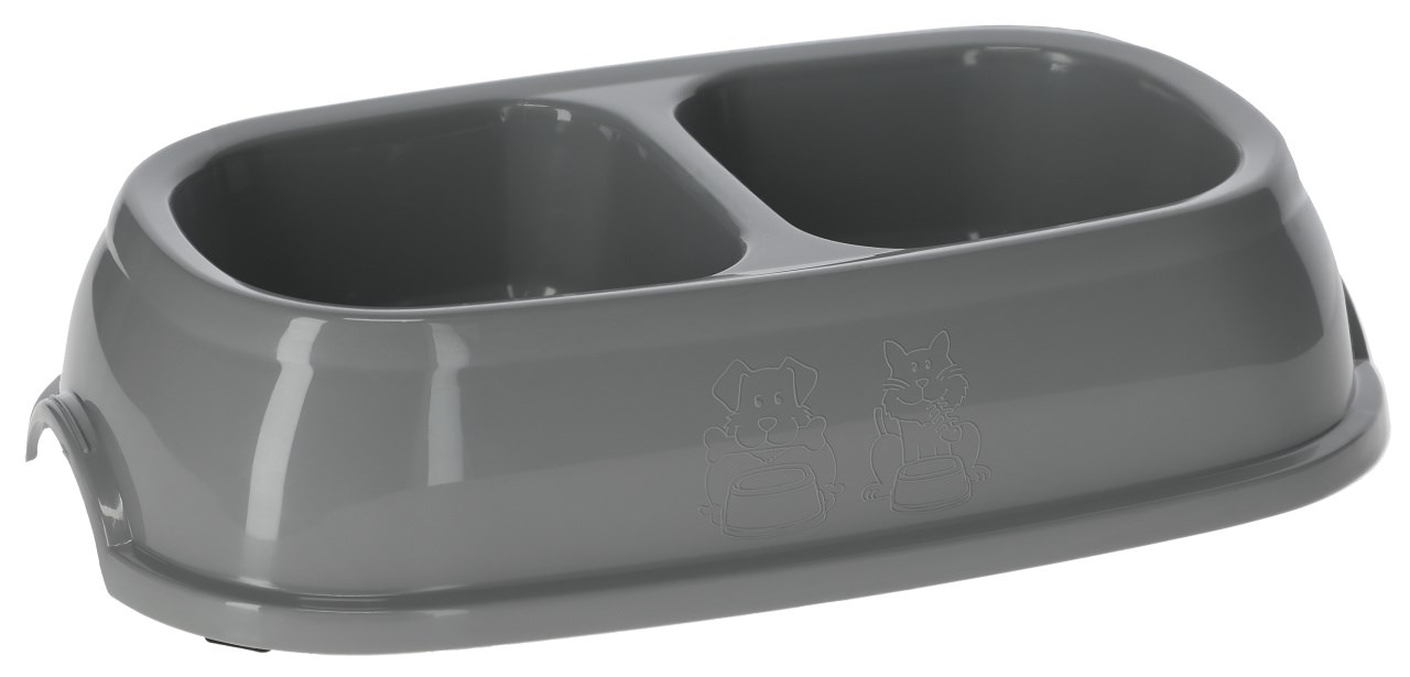 Comedero/bebedero doble