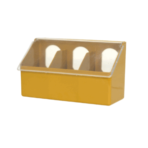 Comedero plástico 3 huecos