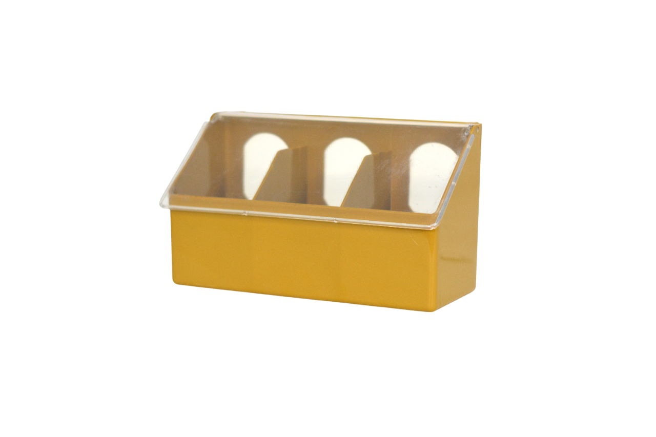 Comedero plástico 3 huecos