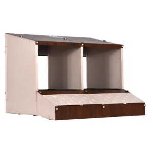 Ponedero de 2 huecos desmontable madera