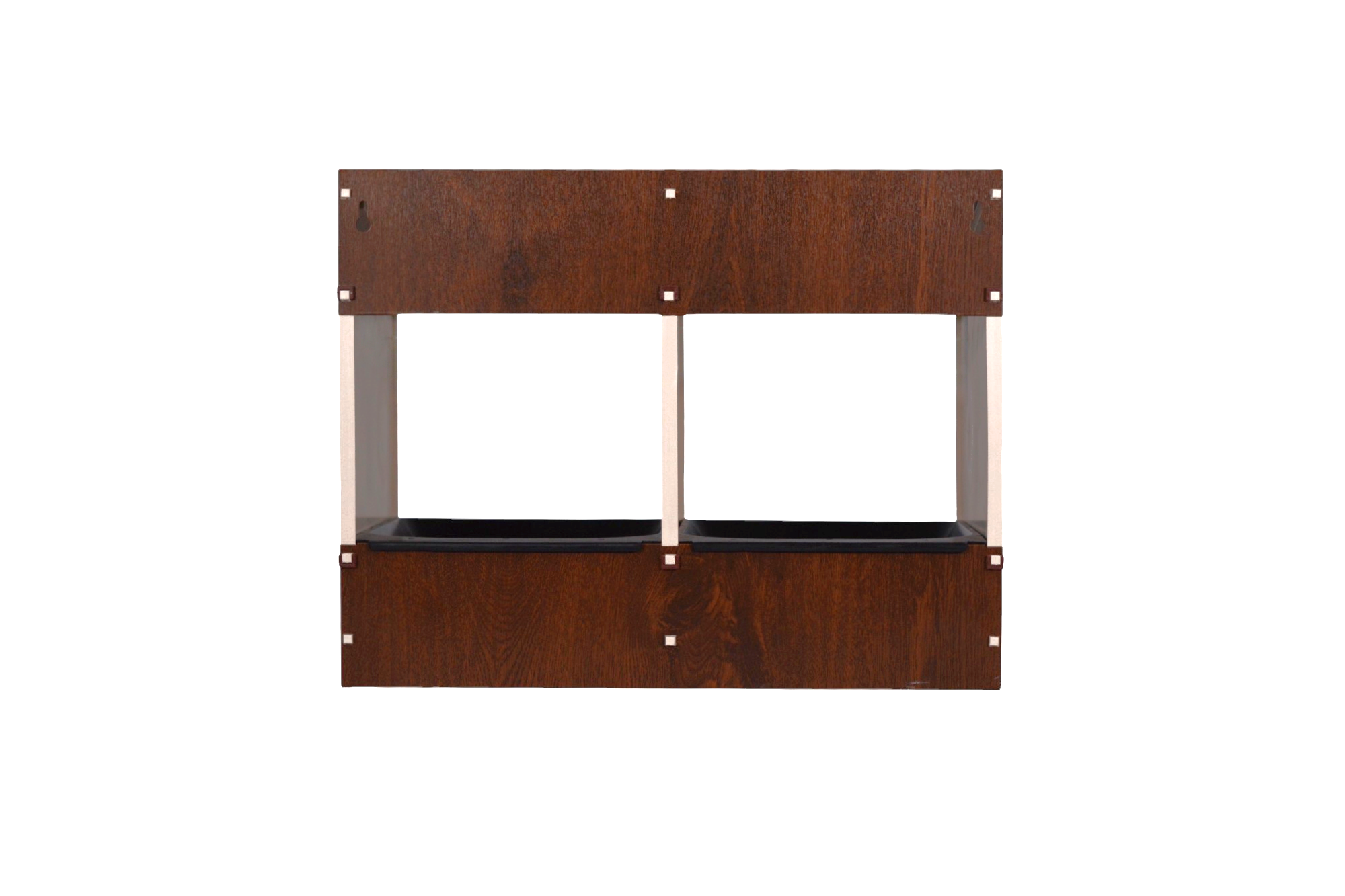 Ponedero de 2 huecos desmontable madera - Imagen 4