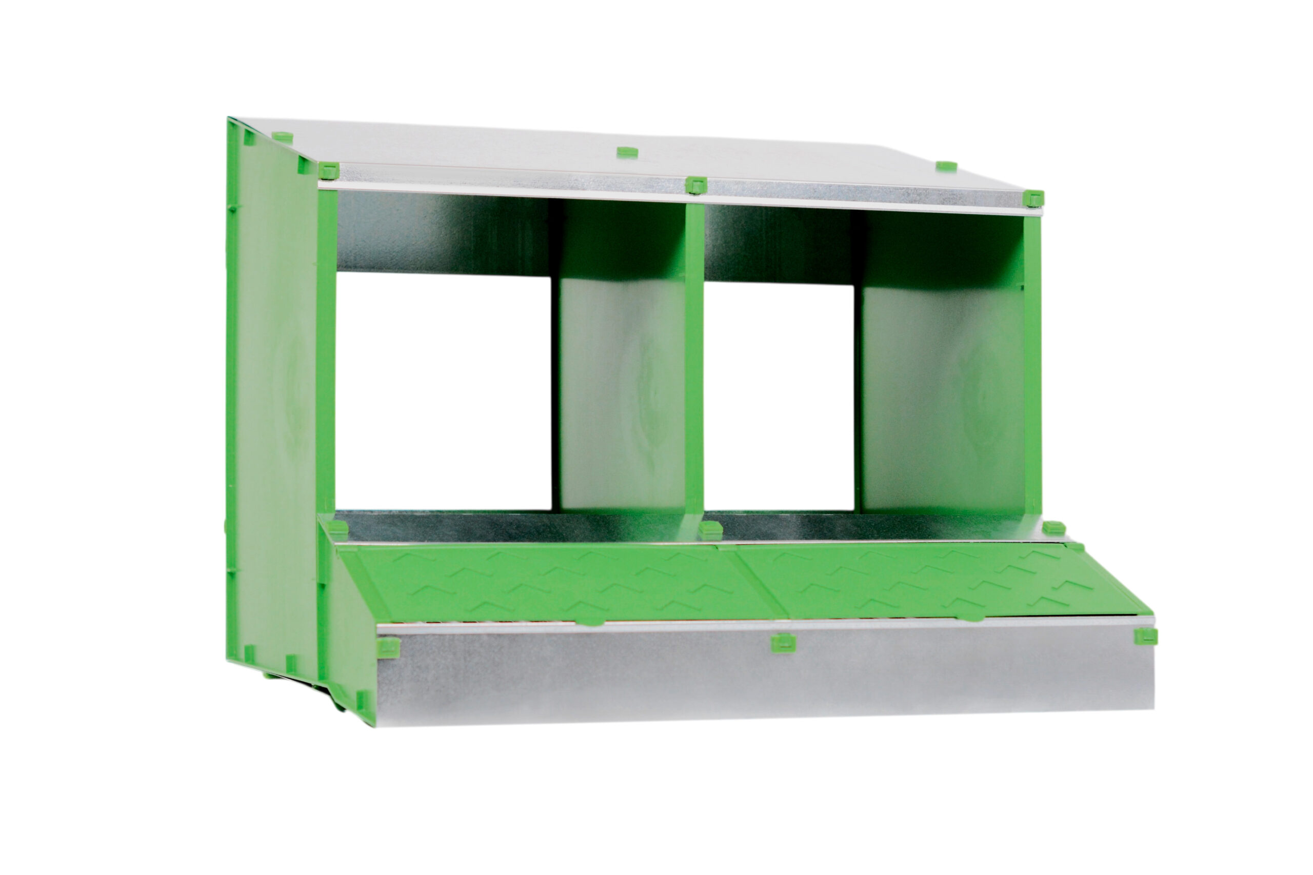 Ponedero de 2 huecos desmontable con cesta plana