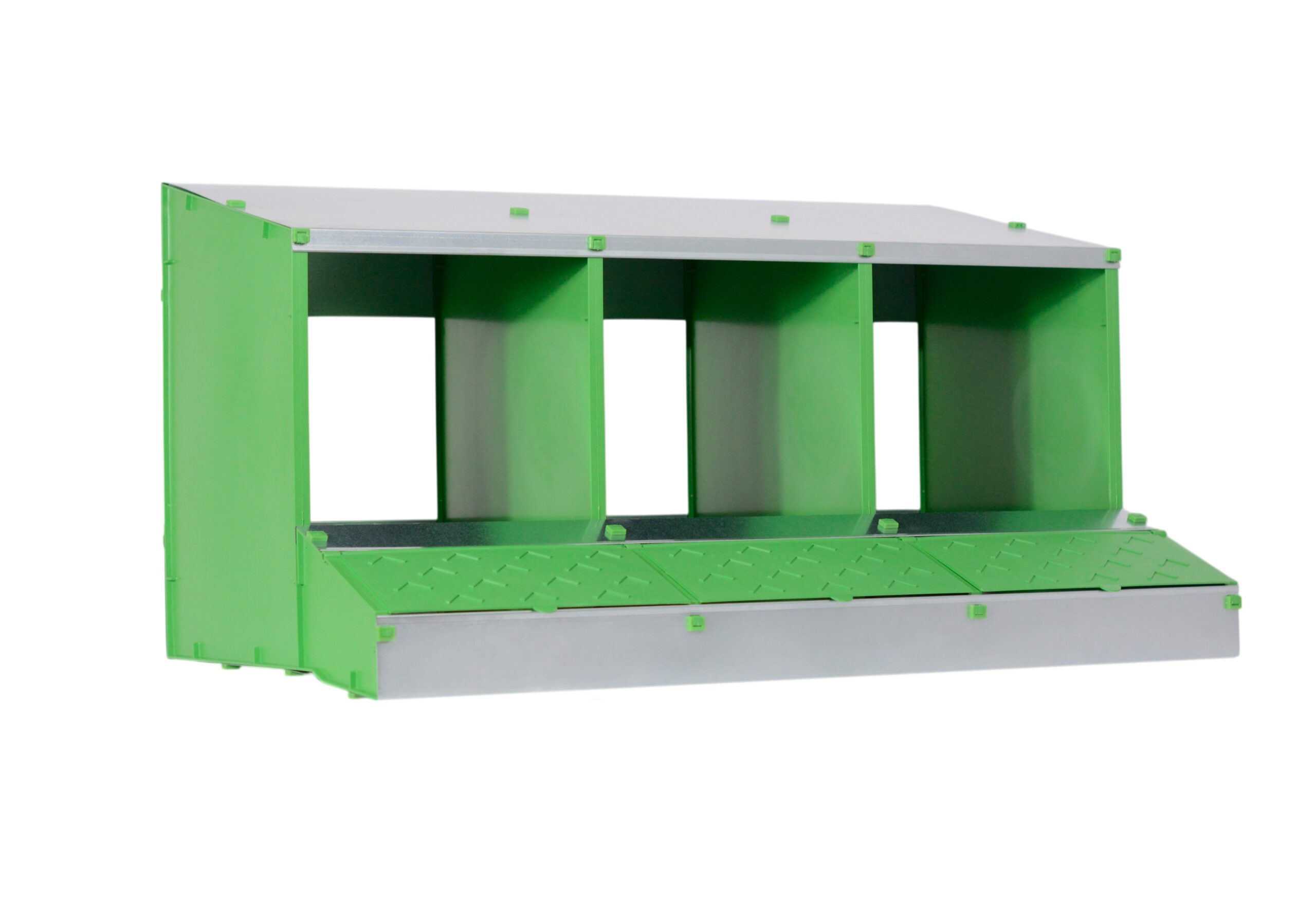 Ponedero de 3 huecos desmontable con cesta plana