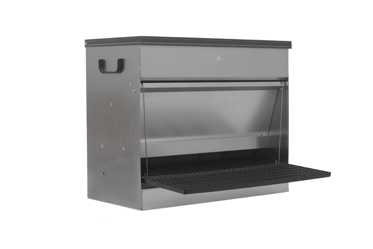 Tolva grande con cierre basculante