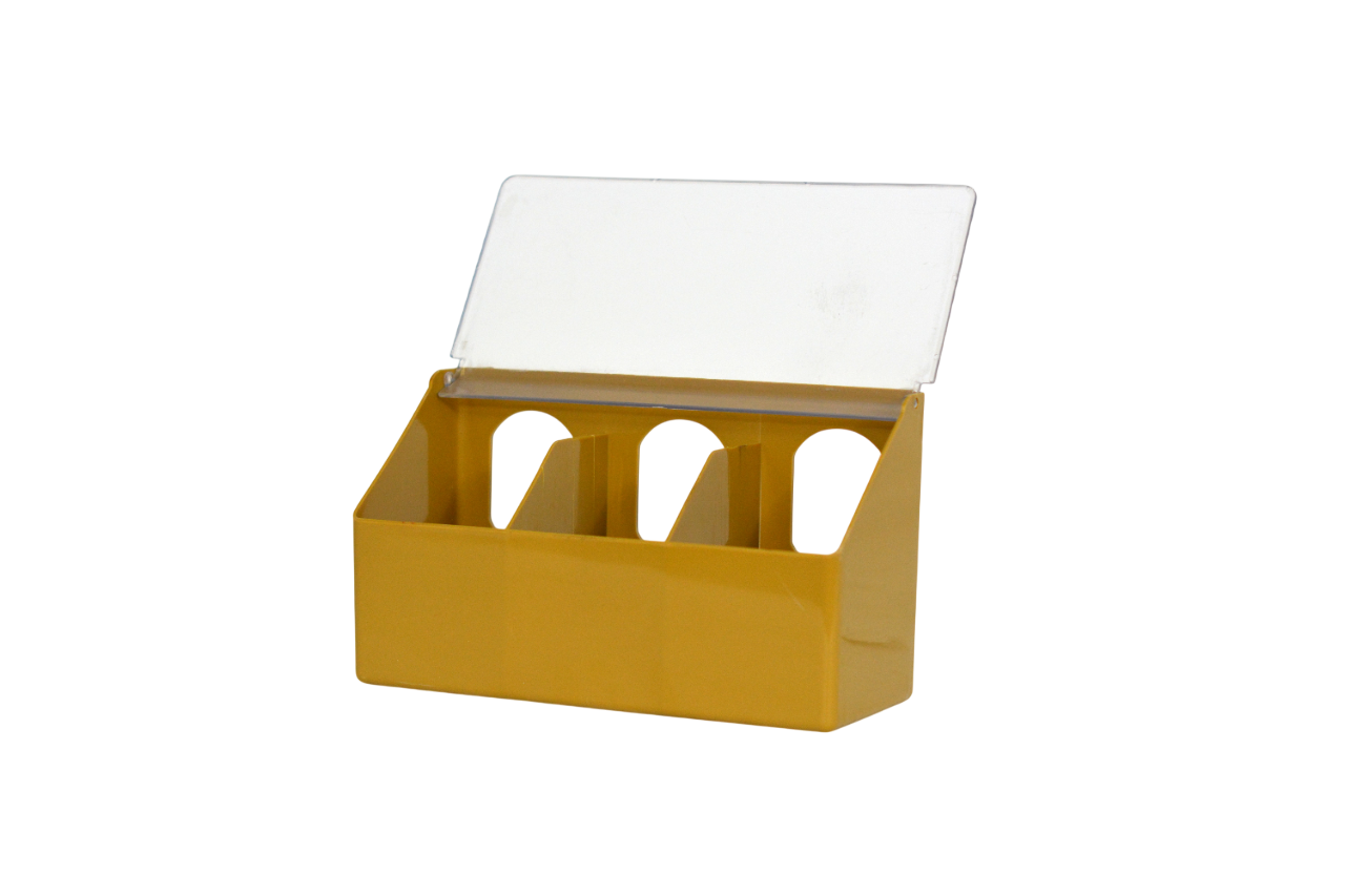 Comedero plástico 3 huecos - Imagen 3