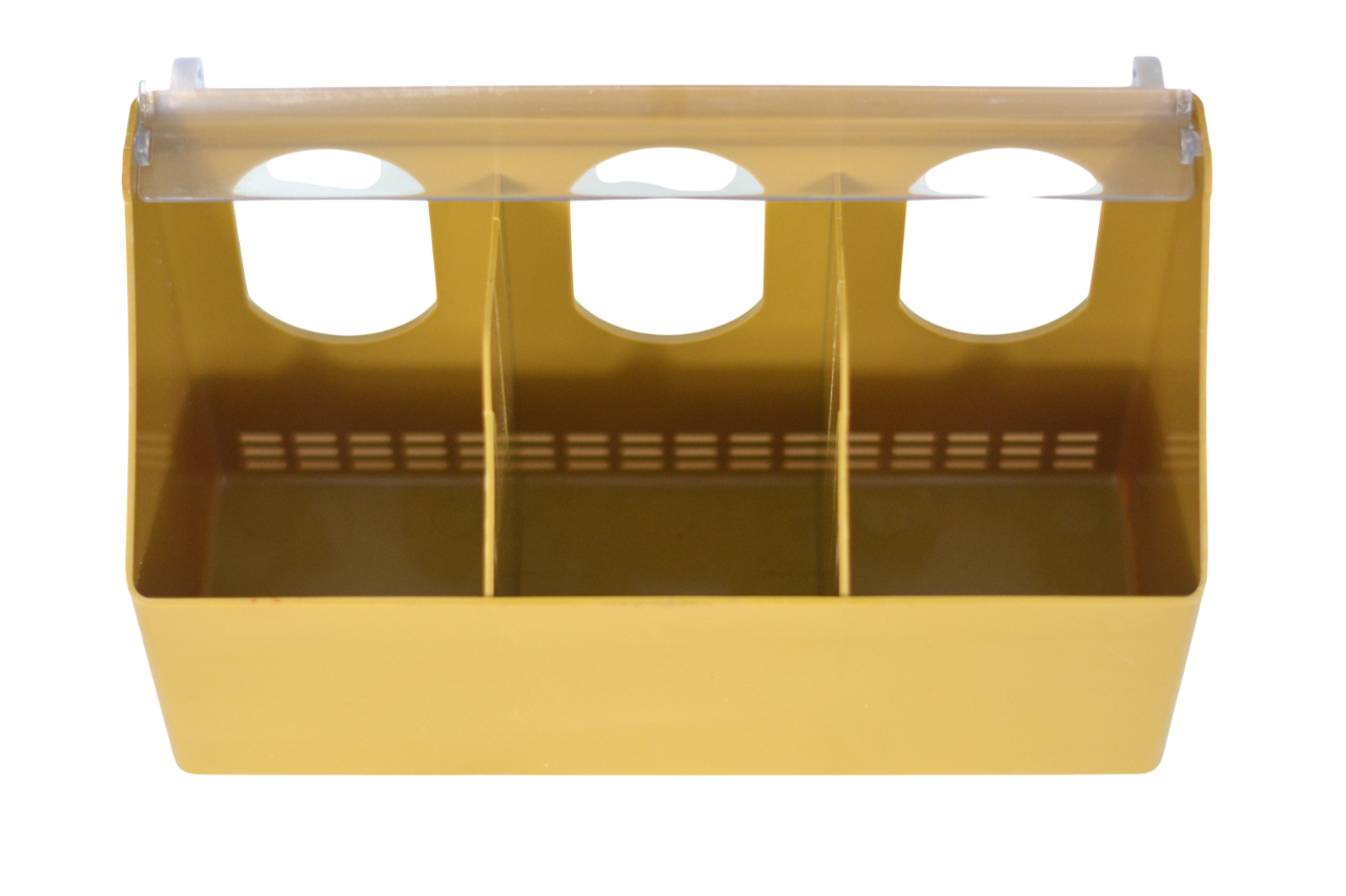 Comedero plástico 3 huecos - Imagen 4