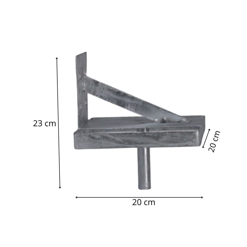 Soporte piedra sal metálico - Imagen 3