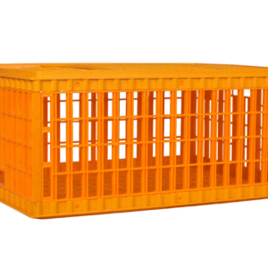 Jaula transporte de plástico desmontada