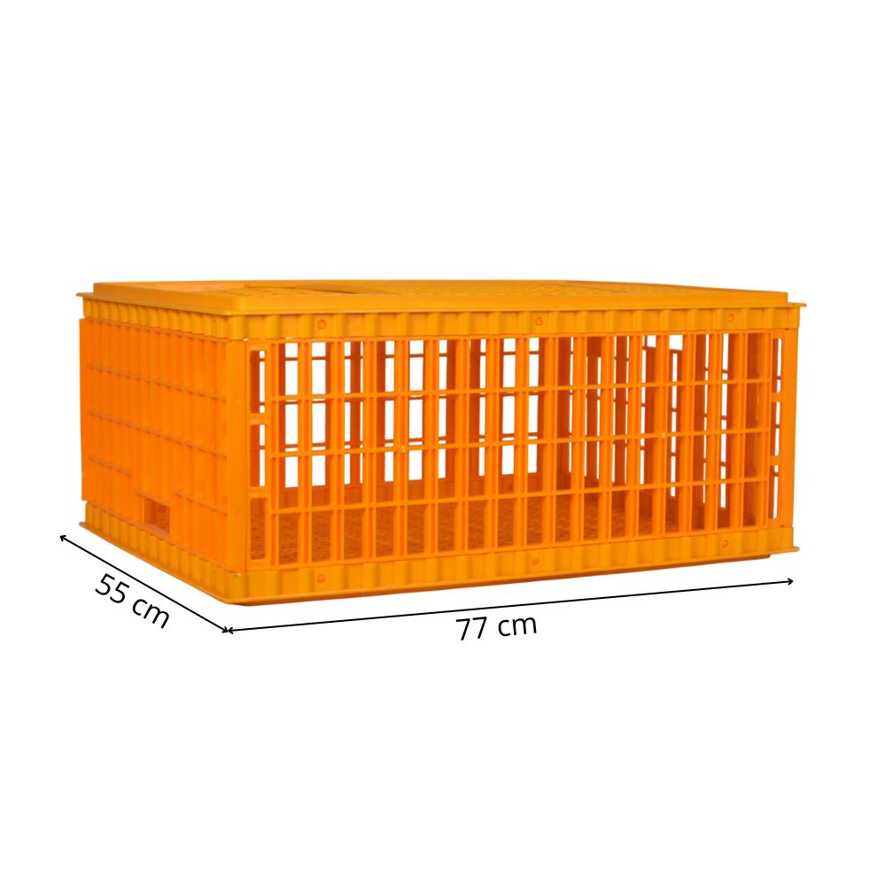 Jaula transporte de plástico desmontada - Imagen 3