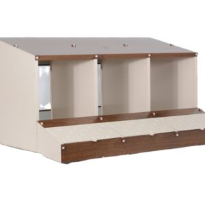 Ponedero de 3 huecos desmontable madera