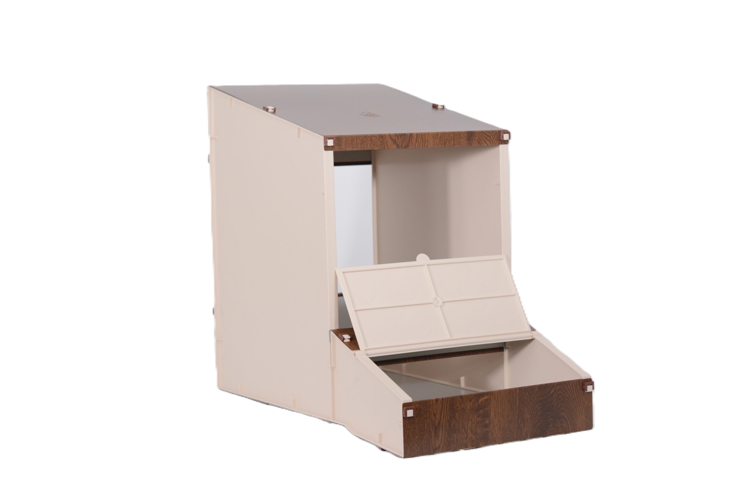 Ponedero de 1 hueco desmontable madera - Imagen 3