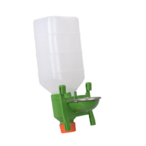 Bebedero de botella con protección inox